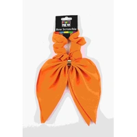 Orange Bow Scrunchie