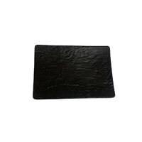 Black Rectangular Melamine Platter (25x17x3cm)