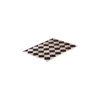 Medium Checkered Rectangle Melamine Platter (32x17cm)
