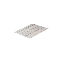 Medium Whitewash Wood-Look Melamine Rectangle Platter (32x26cm)