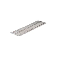 Large Whitewash Wood-Look Melamine Long Platter (52x16cm)