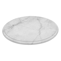 Marble Finish Round Melamine Platter (28.5x1.4cm)