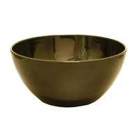 Black Round Melamine Bowl (30cm)