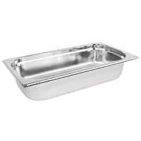 Vogue Third Size Stainless Steel Gastronorm Pan (6.5cm)