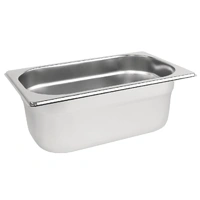 Vogue Quarter Size Stainless Steel Gastronorm Pan (10cm)