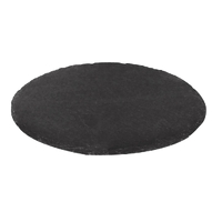 Natural Dark Slate Round Pizza Platter (33cm)